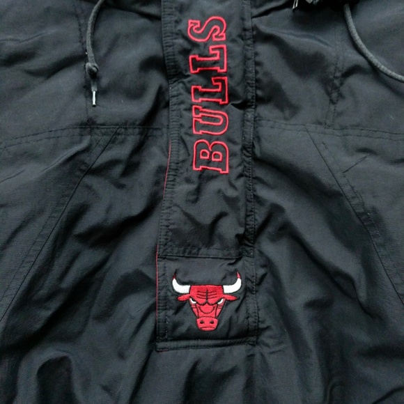 SOLD RARE Vintage Starter Chicago Bulls Jacket XL - Picture 4 of 8